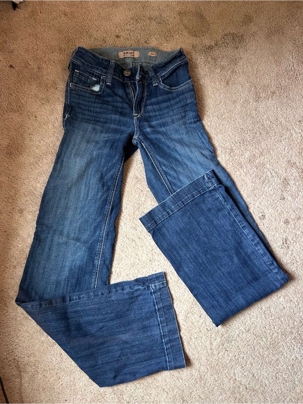 Ariat Womens Indigo Bootcut Stretch Jeans